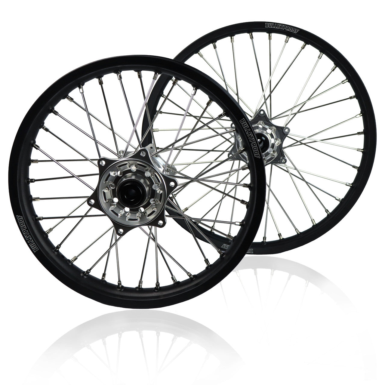 Bullet Proof Designs Wheelset (21 in. / 18 in.)