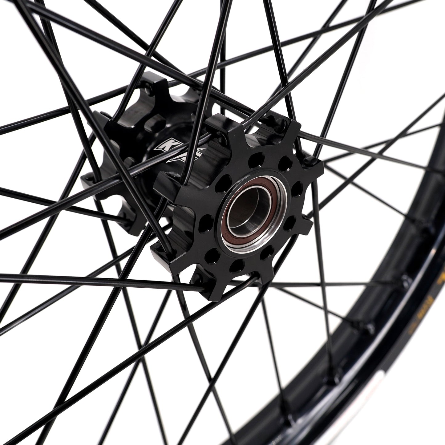 KKE 19 in. / 16 in. Spoke Alloy Wheels with Black Takasago EXCEL Rims - Talaria Sting
