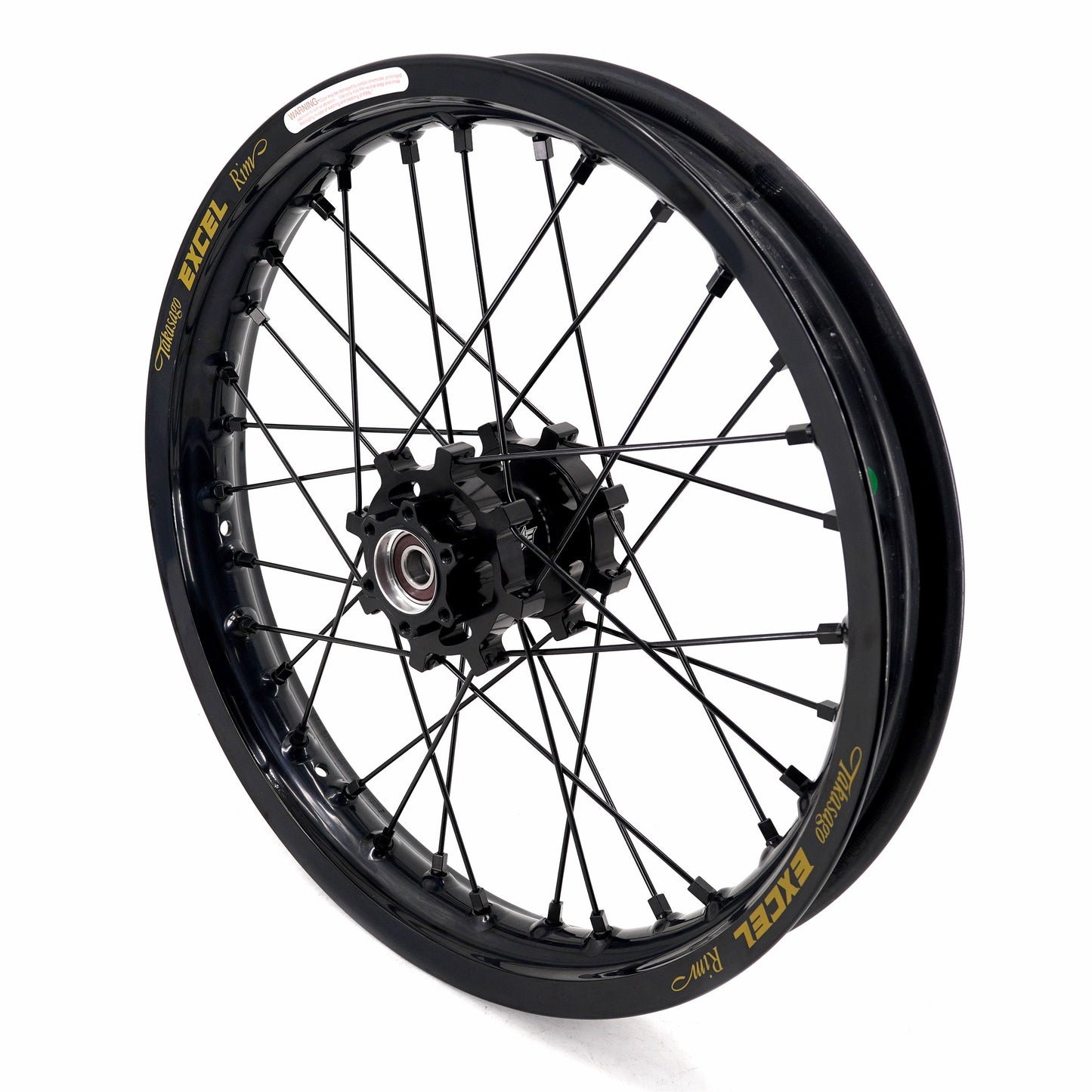 KKE 19 in. / 16 in. Spoke Alloy Wheels with Black Takasago EXCEL Rims - Talaria Sting
