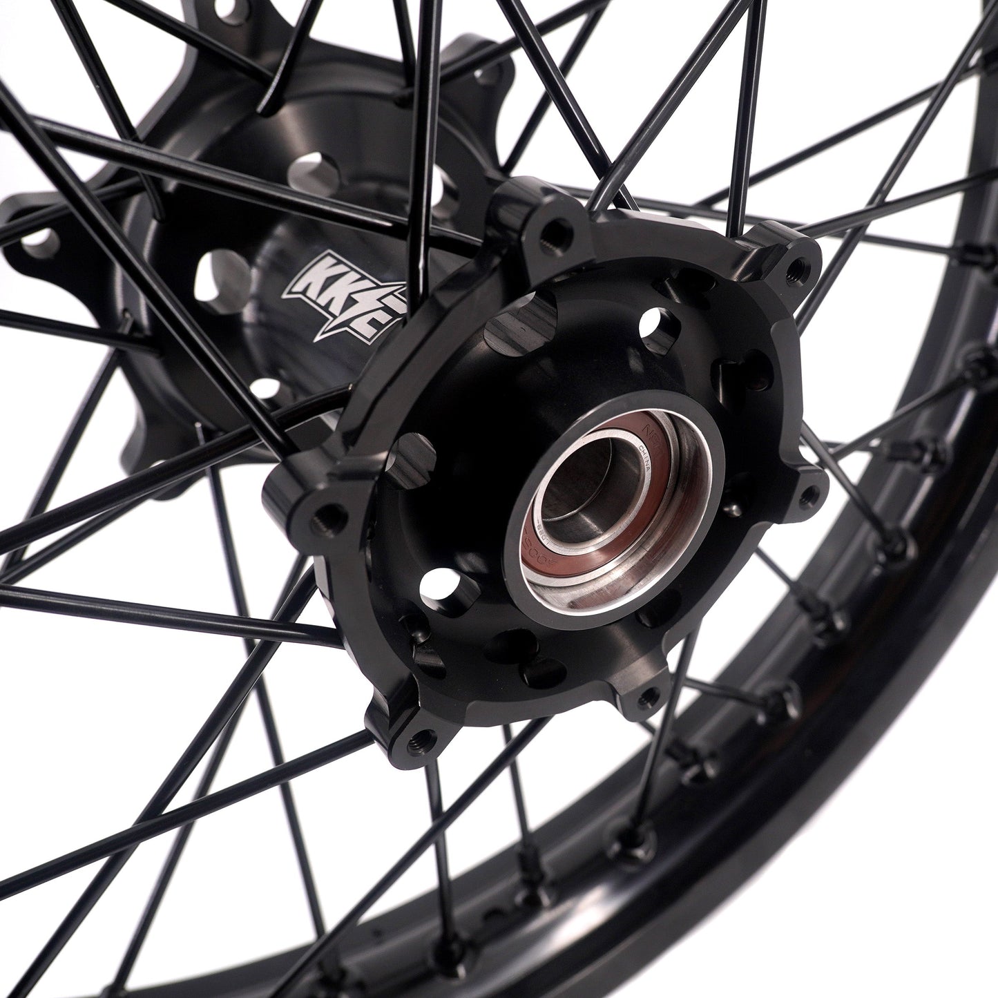 KKE Enduro 1.6*21" & 2.15*18" CNC Hub Electric Dirtbike Alloy Wheels Rims Fit STARK VARG All Black