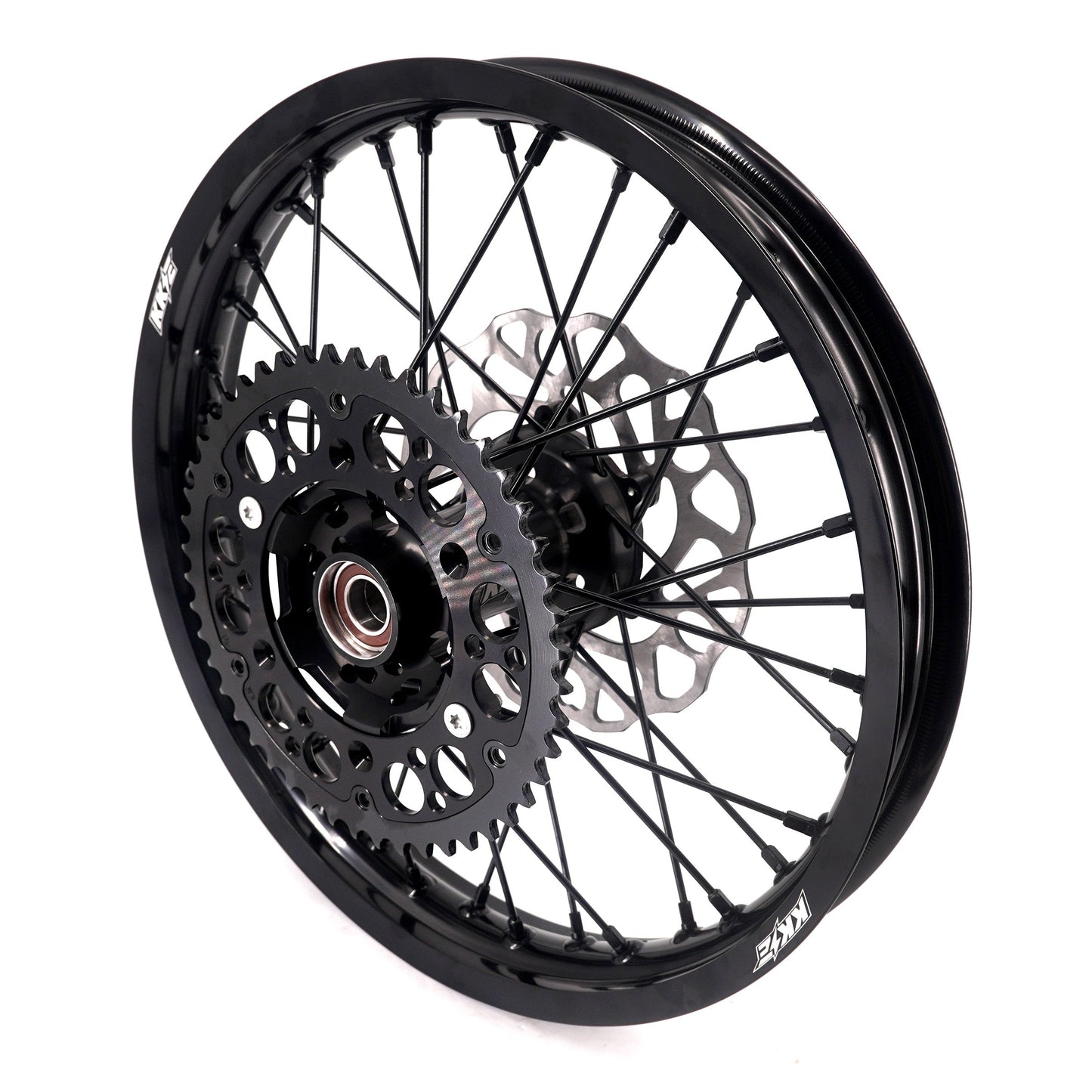 KKE Enduro 1.6*21" & 2.15*18" CNC Hub Electric Dirtbike Alloy Wheels Rims Fit STARK VARG All Black