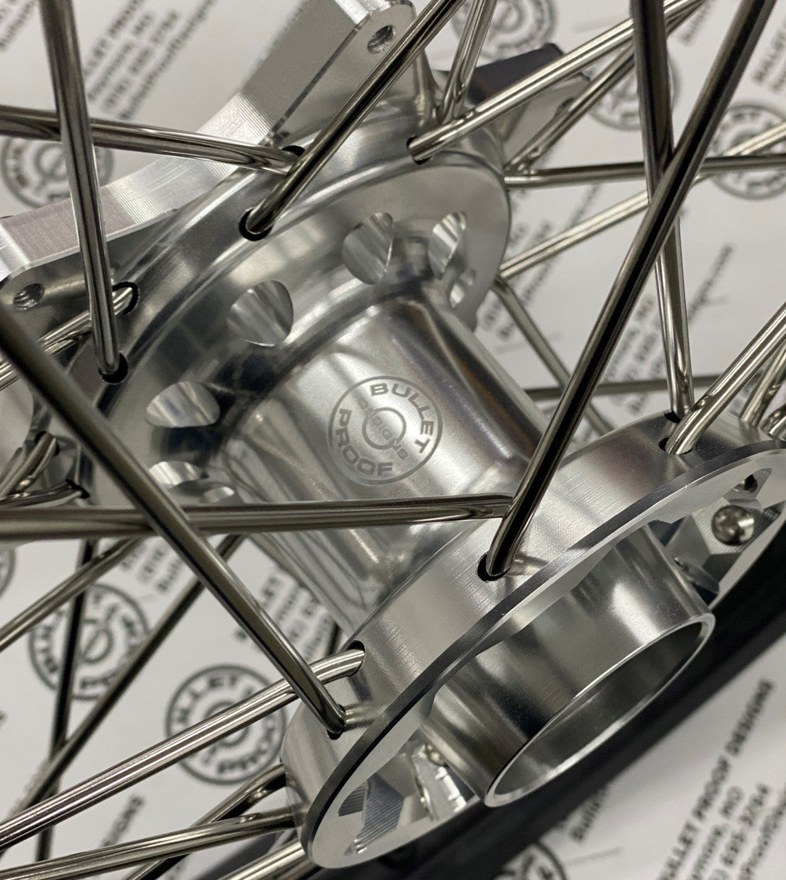 Bullet Proof Designs Wheelset (21 in. / 18 in.)