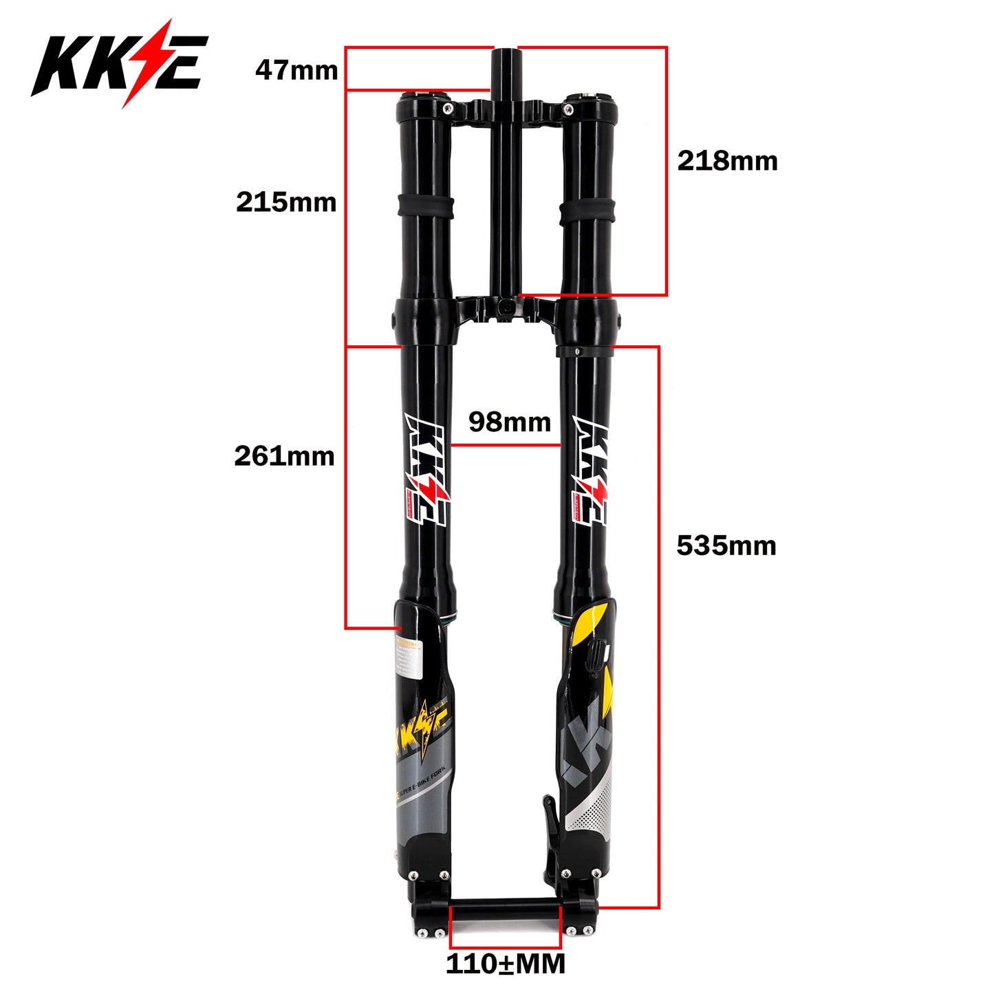 KKE 37MM Aluminum Front Fork Suspension Kit